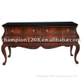 living room antique wooden console table